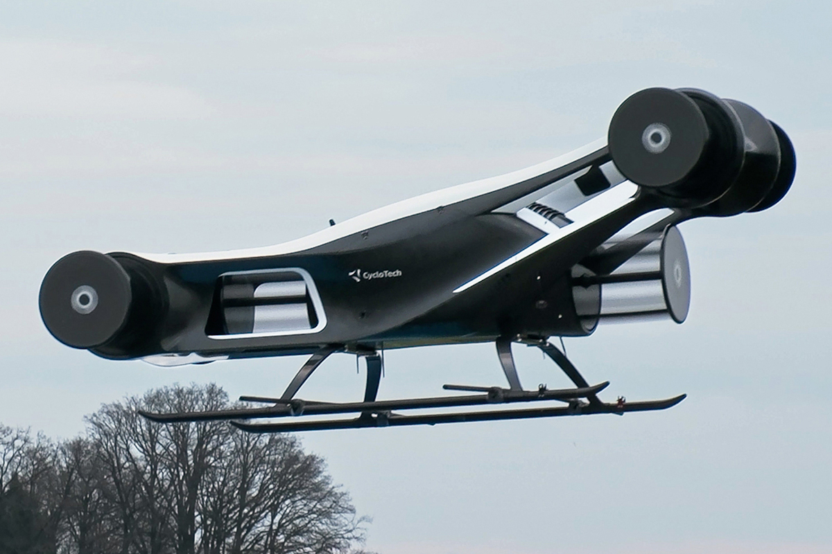 BlackBird uncrewed eVTOL technology demonstrator aircraft on its maiden flight, March 27, 2025. BlackBird uncrewed eVTOL technology demonstrator aircraft on its maiden flight, March 27, 2025.